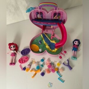 MLP Mini World Magic Compact Creation Bridlewood Forest Playset And Extras